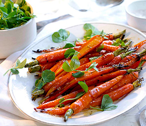 Honey Glazed Roast Carrots