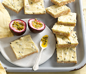 Passionfruit Slice