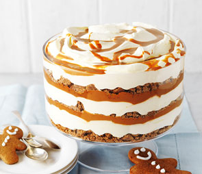 Gingerbread and Caramel Trifle