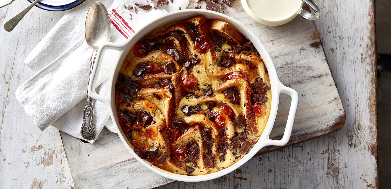 Choc Orange Bread And Butter Pudding